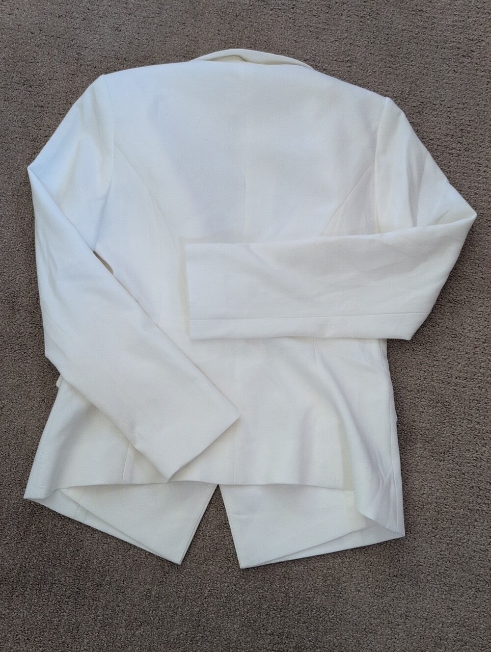 White House Black Market Double Breasted Trophy Studio Ecru Blazer - Picture 4 of 6